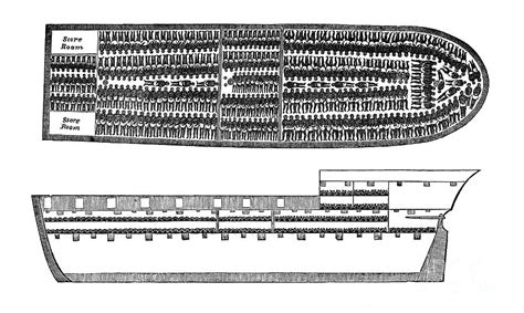 Slavery Slave Ship 1858 By Granger