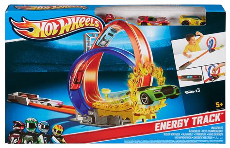 Hot Wheels Energy Track Set Double Loop Racing Play Set And Hot My