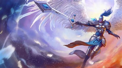 League Of Legends Silver Kayle Skin Youtube