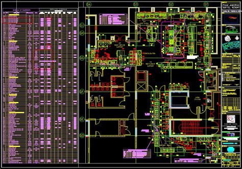 Restaurant Electrical Layout plans CAD Template DWG - CAD Templates