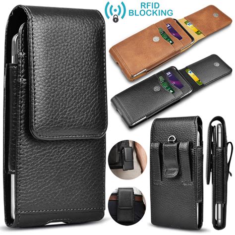 Cell Phone Holster Belt Clip Loop Pouch Leather