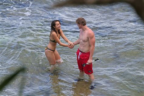 Thanks for putting up with me these last 3 months miss. Chloe Bennet in a Bikini with Logan Paul in Hawaii ...