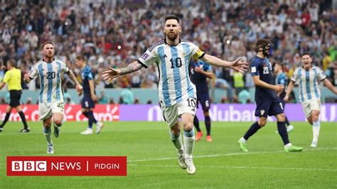 Argentina Vs Croatia Highlight Lionel Messi Julian Alvarez Lead
