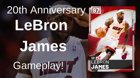 Nba 2k19 20th Anniversary Lebron James Gameplay Youtube