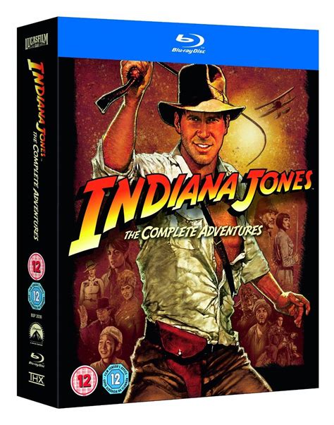 INDIANA JONES The Complete Adventures Blu Ray Box Set All 4 Movies