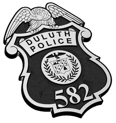 Duluth Minnesota Police Department Badge Svg Law Enforcement Etsy