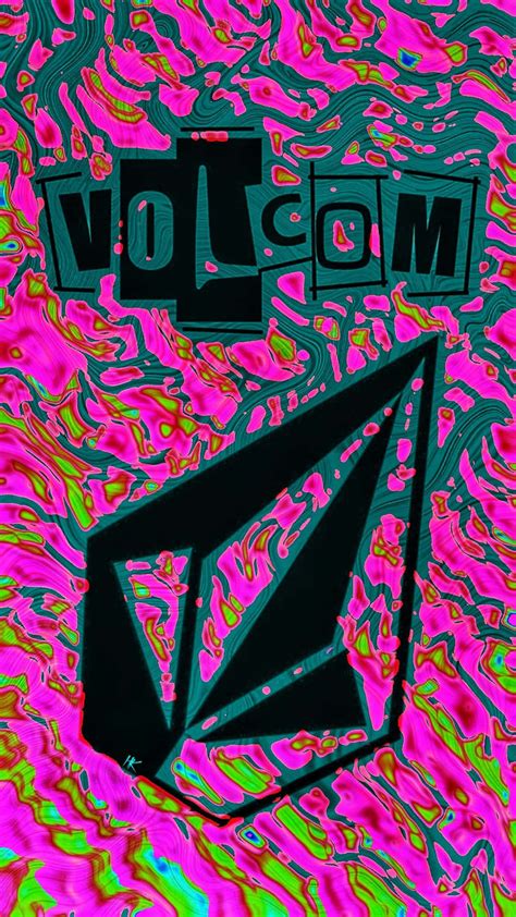 Download Volcom Logo Artistic Abstract Background Wallpaper Wallpapers Com