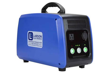 Larson Electronics Portable Solar Power Battery Pack W 1500wh