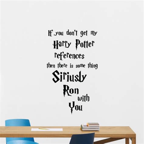 Harry Potter Quote Wall Decal Movie Poster Vinyl Sticker Bedroom Decor
