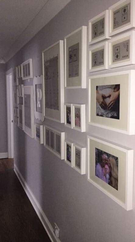 48 Trendy Ideas For Wall Gallery Layout Hallways Ikea Frames Narrow
