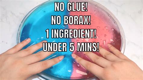 How To Make 1 Ingredient Slime During Quarantine Youtube