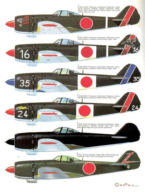 29 Nakajima Ki84 Hayate Page 34 960 Wwii Fighters Wwii Aircraft