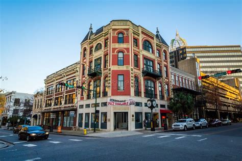 Historic Buildings And The Intersection Of Dauphin Street And Royal