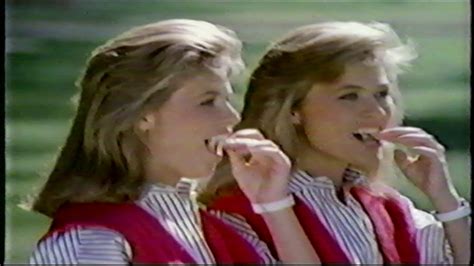 Wrigleys Doublemint Gum Twins 1986 Tv Ad Commercial Youtube