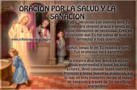 Oración Por La Salud Y La Sanación Catholic Religion Prayers For Healing Prayer Verses Novena