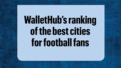 Pittsburgh Green Bay Dallas Among The Best Cities For Football Fans