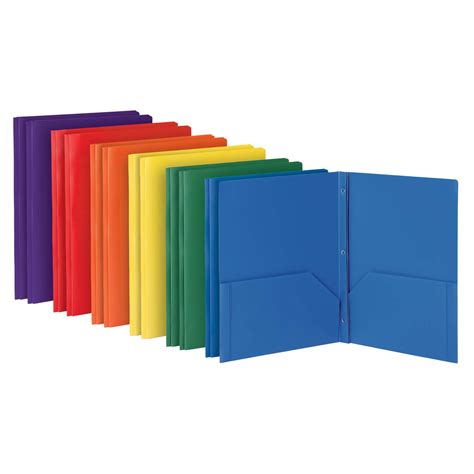 Plastic Folder With Brads