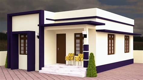 850 Square Feet 2 Bhk Simple And Beautiful Single Floor House And Plan