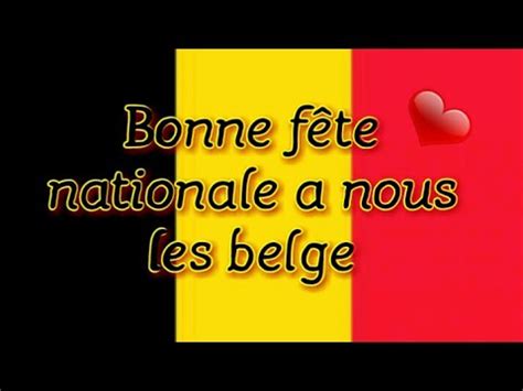 It is a french language term for national holiday, so is used in places that use french. BONNE FÊTE NATIONALE BELGE - YouTube