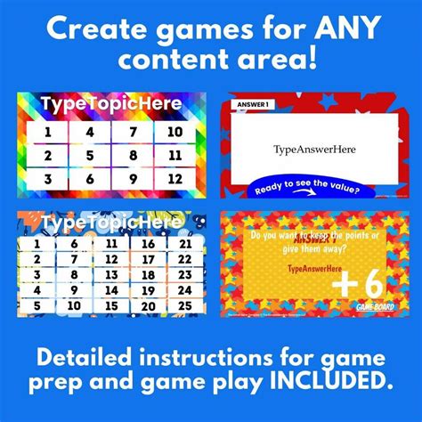 The Comprehensible Classroom The Unfair Game Editable Template