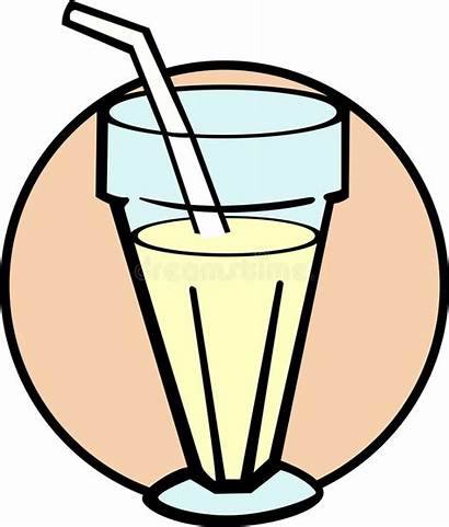 Milkshake Vanilla Vector Illustration Clipart Chocolate Shake