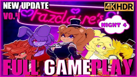 Night Shift At Fazclaires Nightclub New Update V04 Full Gameplay 4k Youtube