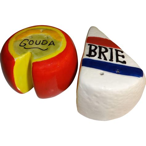 Miniature Brie and Gouda Cheese Salt and Pepper Shakers | Stuffed peppers, Salt and pepper set ...