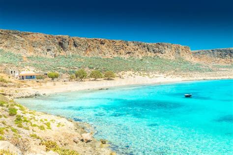 Amazing Crystal Clear Water On The Shoreline Of Gramvousa Island Crete