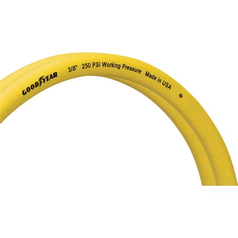 Goodyear Rubber Air Hose — 38in X 50ft 250 Psi Model 12672