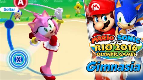 Mario Y Sonic En Los Juegos Olimpicos Rio 2016 3ds Gimnasia Youtube