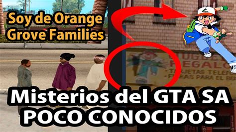 10 Misterios Y Curiosidades Del Gta Sa Poco Conocidos Youtube