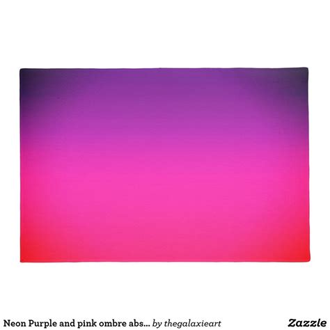 Neon Purple And Pink Ombre Abstract Design Doormat Zazzle Abstract Design Neon Purple Door Mat