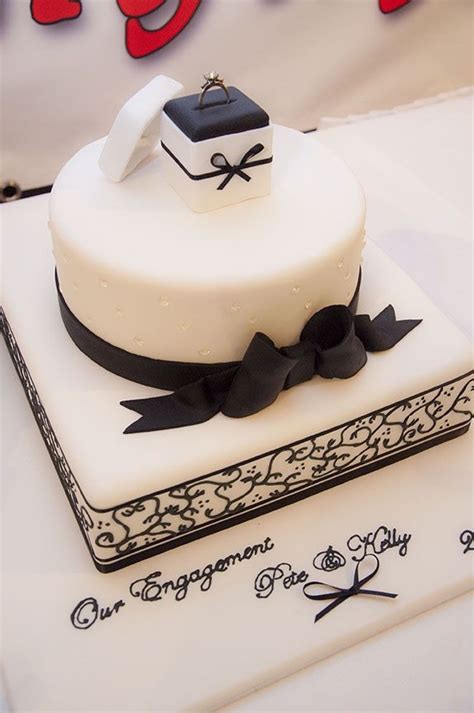Let's face it, we all know that most of what goes into the pricing of a fancy cake is the fancy artwork, intricate piping, or elaborate construction. Some Cute Engagement Cakes / Engagement Cakes ideas ...