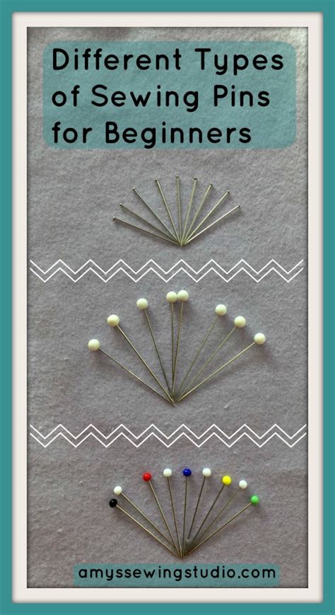 Different Types Of Sewing Pins For Beginners