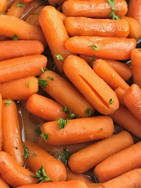 Peel, wash and cut carrots, fresh or bagged, to desired size. Slow Cooker Sweet Glazed Carrots - Together as Family