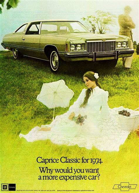 1974 Caprice Classic Ad Canada Caprice Classic Sexy Cars Chevy Caprice Classic