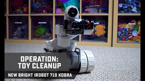 Operation Toy Cleanup With The New Bright Irobot 710 Kobra Youtube
