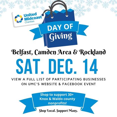 Day Of Giving Is Saturday Dec 14 Penbay Pilot