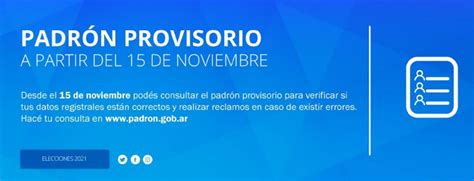 Informa que conforme comunicación del juzgado electoral con competencia electoral de san luis, conforme oficio nº426/2021 . Padrón electoral provisorio para las elecciones 2021 ...