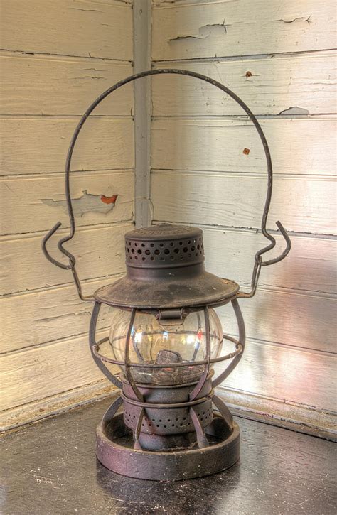 Antique Weighted Kerosene Lantern Photograph By Gary Slawsky Pixels