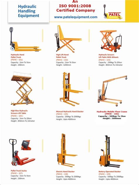 ● famous brands made from thailand, malaysia, italy, etc. Patel Special Pallet Truck: June 2013