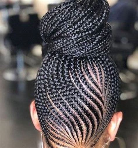 40 Creative Ghana Braid Hairstyle Ideas To Try Asap Braided Hairdo African Hair Braiding