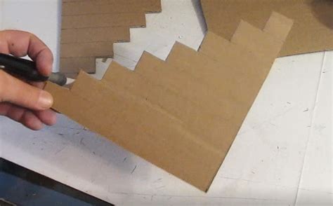 How To Make Mini Cardboard Stairs