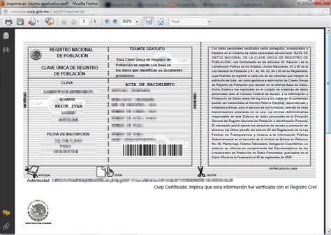 Como Consultar E Imprimir La Curp Actualizada Im 63840 Hot Sex Picture