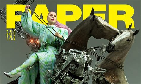 Lady Gaga Poses Nude For Paper Magazine Cover Story Daily Mail Online