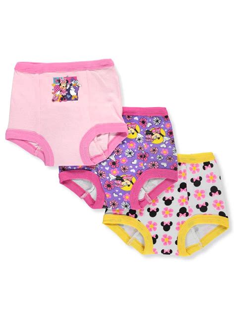 Disney Minnie Mouse Training Pants 3 Pack Toddler Girls Walmart