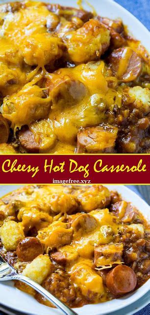 Feed the family with this easy chili cheese dog bake. Cheesy Hot Dog Casserole | Hot dog casserole, Recipes, Hot ...