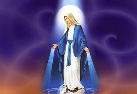 Our Mother Mary Inmaculate - Other & People Background Wallpapers on