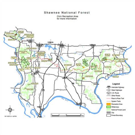 Shawnee National Forest Visitor Map Ubicaciondepersonas Cdmx Gob Mx