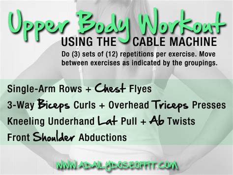 A Daily Dose Of Fit Workout Wednesday Upper Body Workout